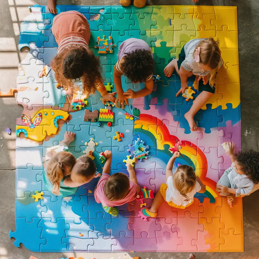 Puzzelmatten voor Kinderen: Educatief Spelen